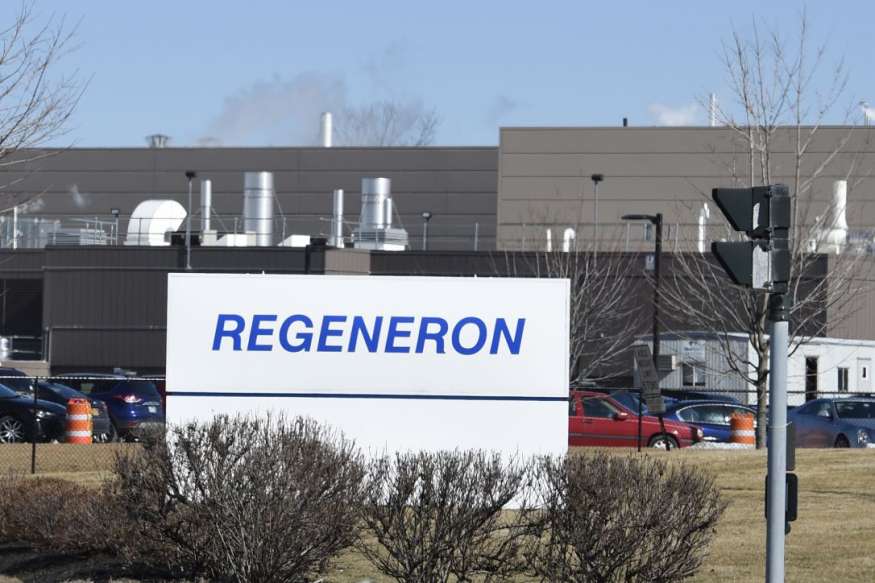 Exterior view of the Regeneron Plant Thursday February 18, 2016 in Rensselaer, N.Y. (Skip Dickstein/Times Union)