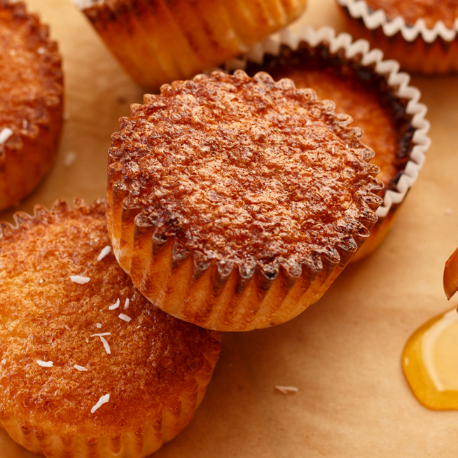 Mézzel gazdagított, puha muffin: csak össze kell keverni a hozzávalókat